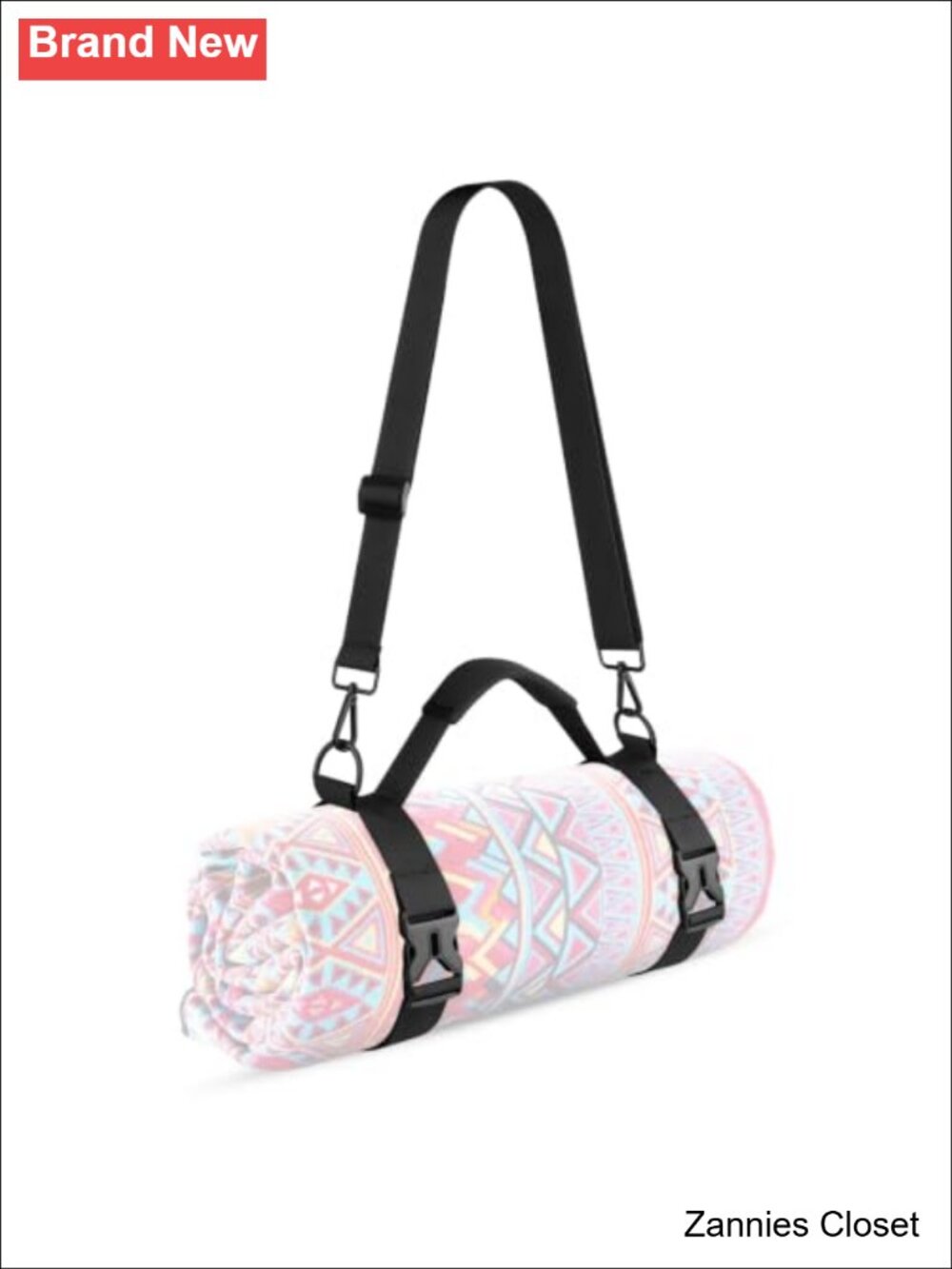 ✨ Adjustable Nylon Neoprene Yoga Mat Strap Carrier with Shoulder Handle for